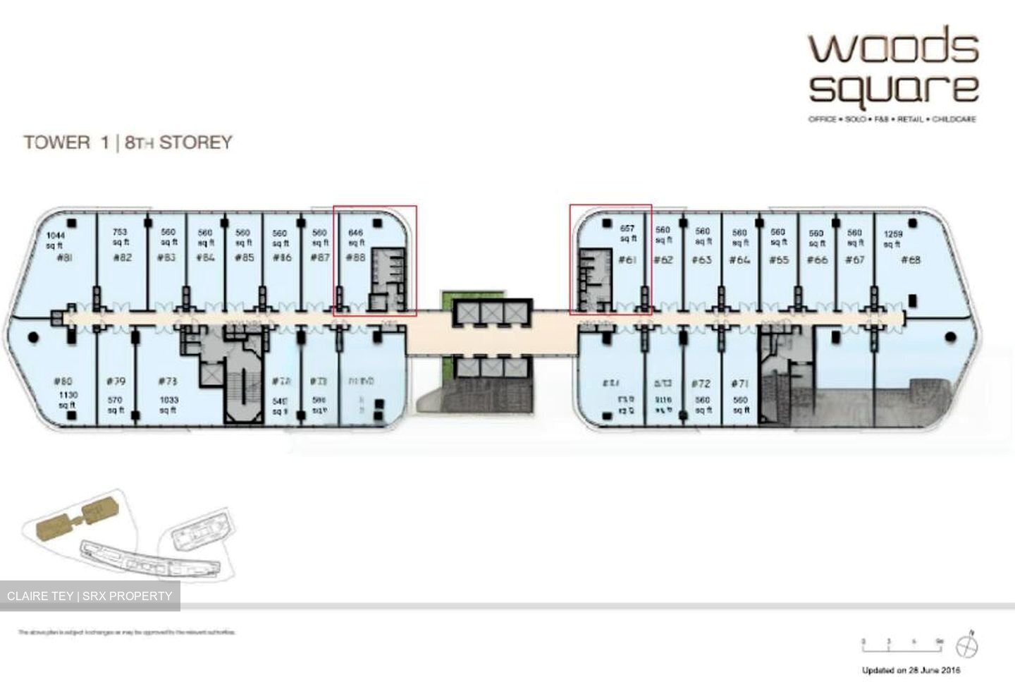WOODLANDS MRT STATION (TE2) (D25), Office #457167911